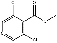 ETHYL 3,5-DICHLOROPYRIDINE-4-CARBOXYLA& Struktur