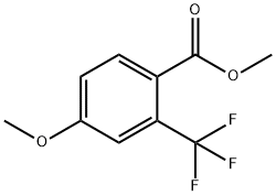 2-三氟甲基-4-甲氧基苯甲酸甲酯, 773875-67-5, 结构式