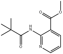 2-(新戊酰氨基)烟酸甲酯 结构式