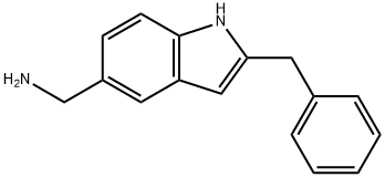 2-苄基-5-氨甲基吲哚, 773884-24-5, 结构式