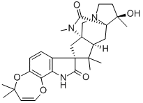 パラヘルクアミドA 化学構造式