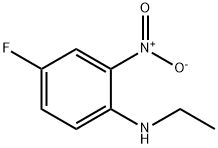 N-ETHYL-4-FLUORO-2-NITROANILINE 化学構造式