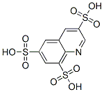 3,6,8-Quinolinetrisulfonic  acid 化学構造式