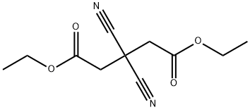 Pentanedioic acid, 3,3-dicyano-, 1,5-diethyl ester Struktur