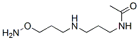 Acetamide,  N-[3-[[3-(aminooxy)propyl]amino]propyl]- Structure