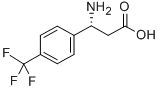 (R)-3-AMINO-3-(4-TRIFLUOROMETHYL-PHENYL)-PROPIONIC ACID Structure