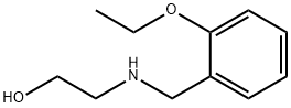 Ethanol, 2-[[(2-ethoxyphenyl)methyl]amino]- (9CI) Structure