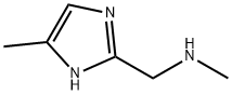 N-甲基-1-(4-甲基-1H-咪唑-2-基)甲胺 结构式