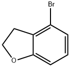 4-ブロモ-2,3-ジヒドロベンゾフラン 化学構造式