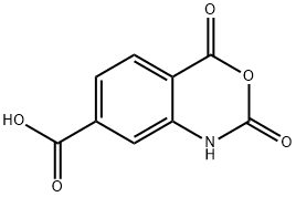 4-カルボン酸-イサト酸無水物 化学構造式