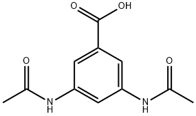 3,5-bis(acetylamino)benzoic acid Struktur