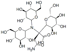 glucosyl-glucosyl-glucosyl-asparagine Struktur