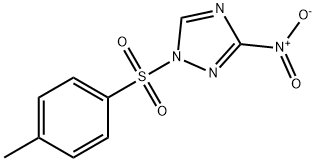 3-ニトロ-1-トシル-1H-1,2,4-トリアゾール 化学構造式