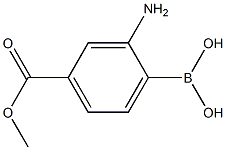 [2-氨基-4-(甲氧羰基)苯基]硼酸, 774530-27-7, 结构式