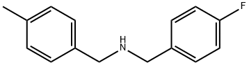 N-(4-氟苄基)-4-甲基苄胺, 774554-55-1, 结构式
