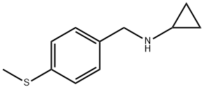 N-[4-(メチルチオ)ベンジル]シクロプロパンアミン HYDROCHLORIDE 化学構造式