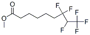 7,7,8,9,9,9-ヘキサフルオロノナン酸メチル 化学構造式