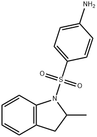 4-[(2-methyl-2,3-dihydro-1H-indol-1-yl)sulfonyl]aniline(SALTDATA: FREE) Structure