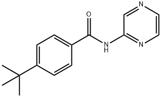 Benzamide, 4-(1,1-dimethylethyl)-N-pyrazinyl- (9CI) Structure