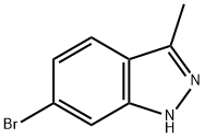 6-溴-3-甲基吲唑 结构式