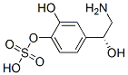 4-[(1R)-2-amino-1-hydroxy-ethyl]-2-hydroxy-1-sulfooxy-benzene Struktur