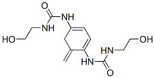 N,N''-(Methylene-p-phenylene)-bis-[N'-(2-hydroxyethyl)]urea Struktur