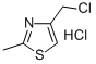 4-CHLOROMETHYL-2-METHYLTHIAZOLE HYDROCHLORIDE Structure