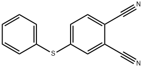 4-苯硫基邻苯二甲腈, 77474-63-6, 结构式