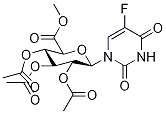 5-Fluorouracil N-β-D-Glucuronide Methyl Ester, 2,3,4-Triacetate 化学構造式