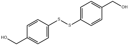 4,4'-ジスルファンジイルビス(4,1-フェニレン)ジメタノール 化学構造式