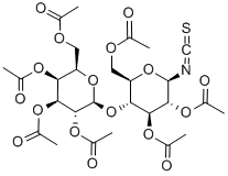 Hepta-O-acetyl-β-D-lactosyl-isothiocyanate Structure