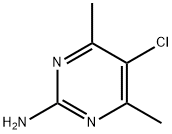 5-Chloro-4,6-dimethylpyrimidine-2-amine 结构式