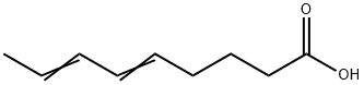 (5E,7E)-5,7-ノナジエン酸 化学構造式