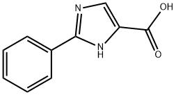 2-苯基-1H-咪唑-4-羧酸单水合物 结构式