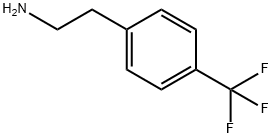 2-(4-トリフルオロメチルフェニル)エチルアミン 化学構造式