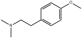 N,N-dimethyl-4-methoxyphenylethylamine Struktur