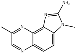 2-AMINO-3,8-DIMETHYLIMIDAZO[4,5-F]QUINOXALINE Structure