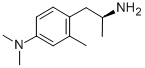 4-(dimethylamino)-alpha,2-dimethylphenethylamine Struktur