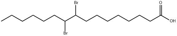 9,10-dibromopalmitic acid 结构式