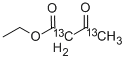 ETHYL ACETOACETATE (2,4-13C2) Structure