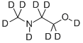 2-(METHYLAMINO)ETHANOL-D9 结构式