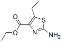 4-Thiazolecarboxylicacid,2-amino-5-ethyl-,ethylester(9CI) 结构式