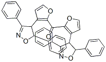 4,5-Dihydro-3,5-diphenylisoxazol-4-yl(2-furanyl) ketone 结构式
