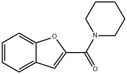 1-(1-BENZOFURAN-2-YLCARBONYL)PIPERIDINE Structure