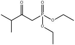 (3-Methyl-2-oxobutyl)phosphonic acid diethyl ester Struktur