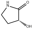 (R)-3-ヒドロキシピロリジン-2-オン 化学構造式