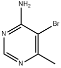 4-アミノ-5-ブロモ-6-メチルピリミジン 化学構造式