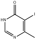 4-羟基-5-碘-6-甲基嘧啶,7752-74-1,结构式