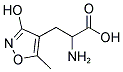 (R,S)-Α-氨基-3-羟基-5-甲基-4-异恶唑丙酸 结构式