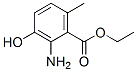 Benzoic acid, 2-amino-3-hydroxy-6-methyl-, ethyl ester (9CI) 化学構造式